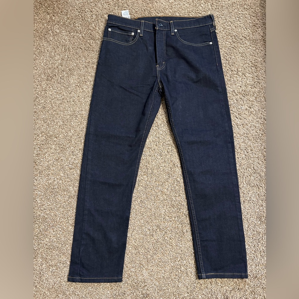 512 Slim Taper Levi’s flex Men's Dark Blue Jeans 34x30 stretch